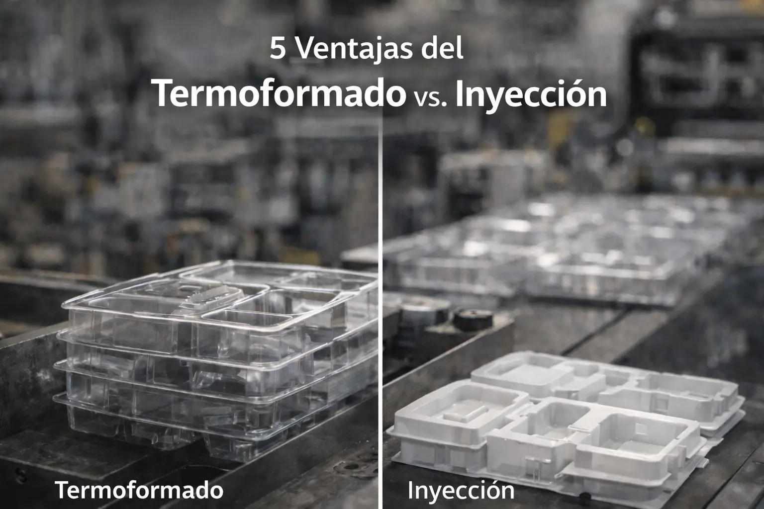 Fábrica de producción de plástico y manufactura